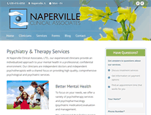 Tablet Screenshot of napervillepsych.com